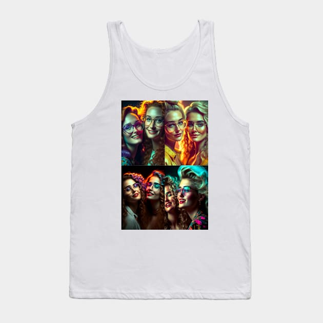 80's Fashion And Fun Tank Top by DM